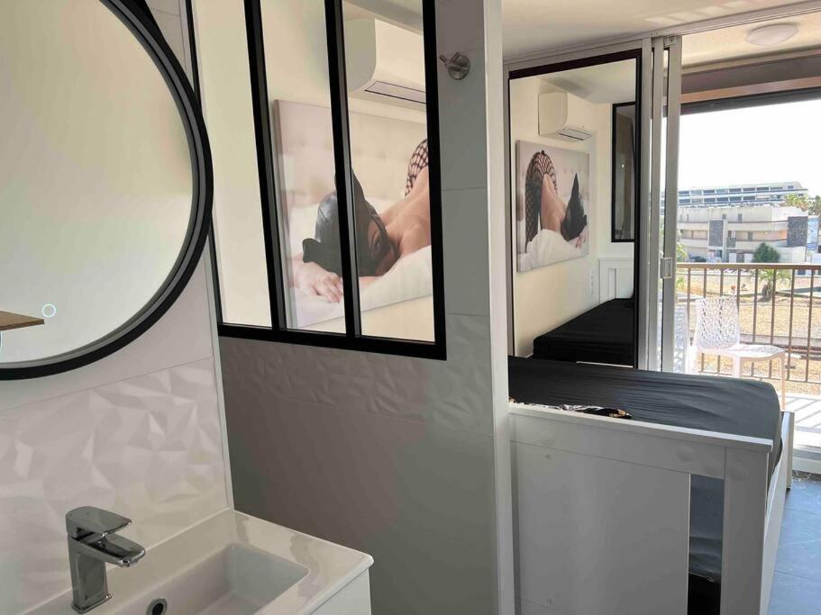 Village Naturiste Agde Studio Renove Avec Parking Luaran gambar
